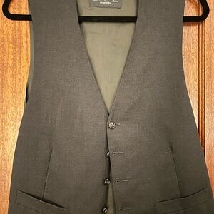 Ermenegildo Zegna Charcoal Gray Vest